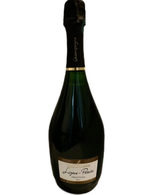 bottle of prestige champagne