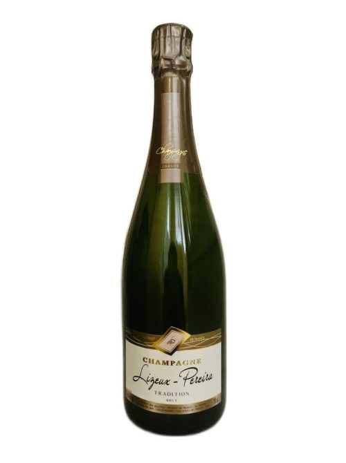 bottle of traditional champagne